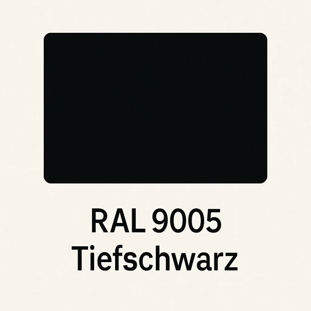 RAL 9005 Deep Black