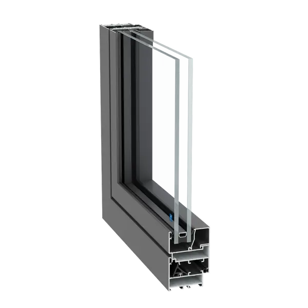 Window section of the Reynaers Concept System 59Pa