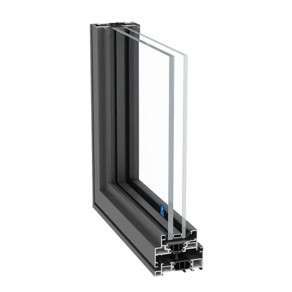 Window section of the Reynaers SlimLine 68