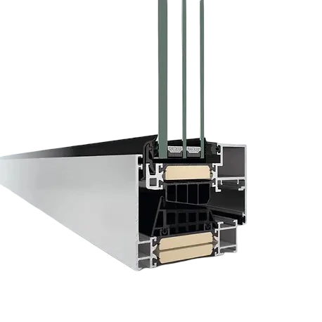 Profile section of the Schüco AWS 90 BS.SI+ aluminum window system
